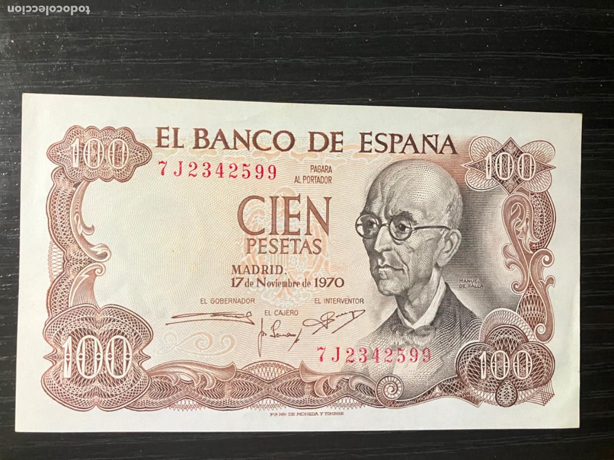 Billetes espa&ntilde;oles: Billete Espa&ntilde;a 100 pesetas 1970 muy buena conservaci&oacute;n