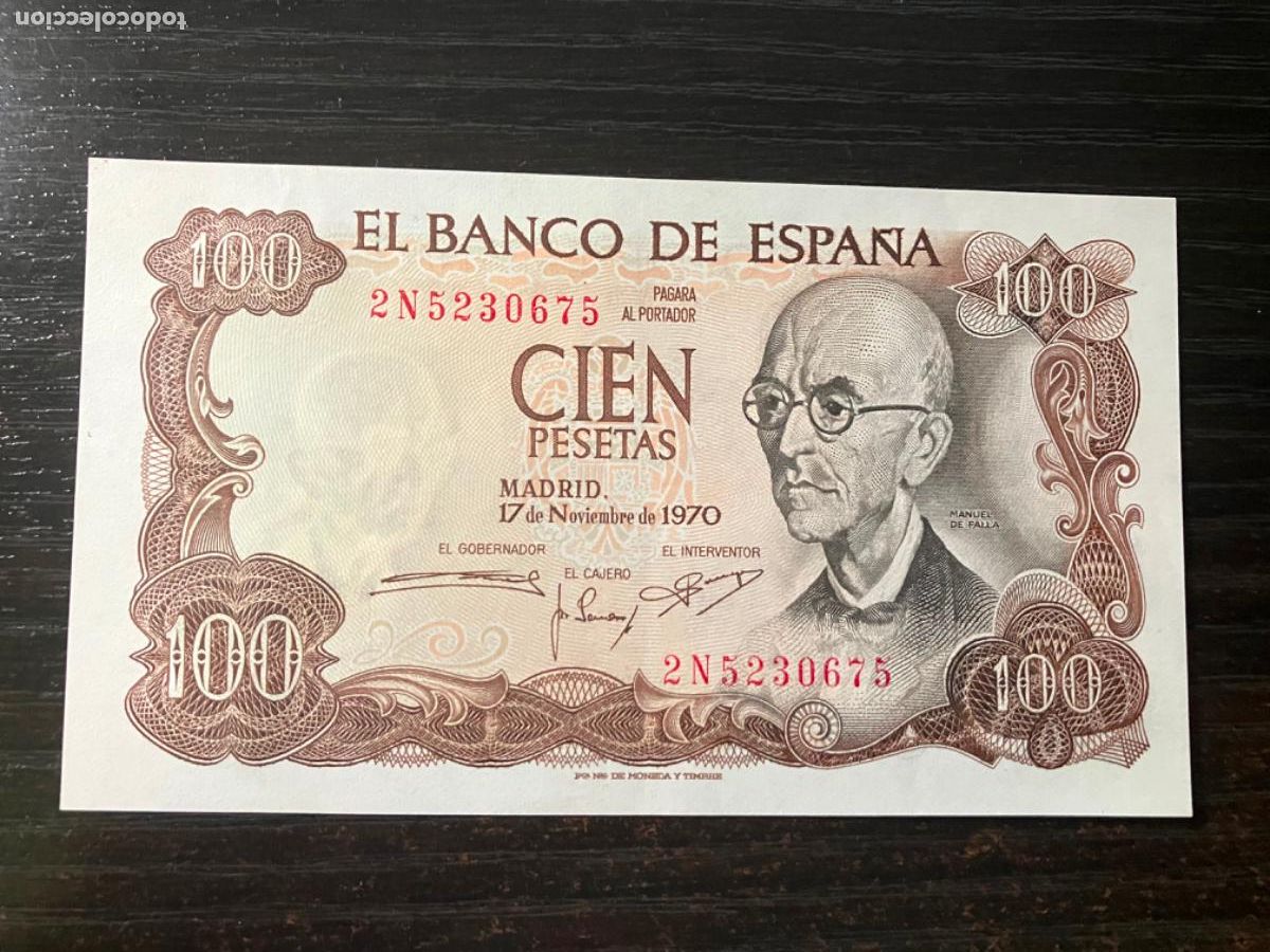 Billetes espa&ntilde;oles: Billete Espa&ntilde;a 100 pesetas 1970 muy buena conservaci&oacute;n