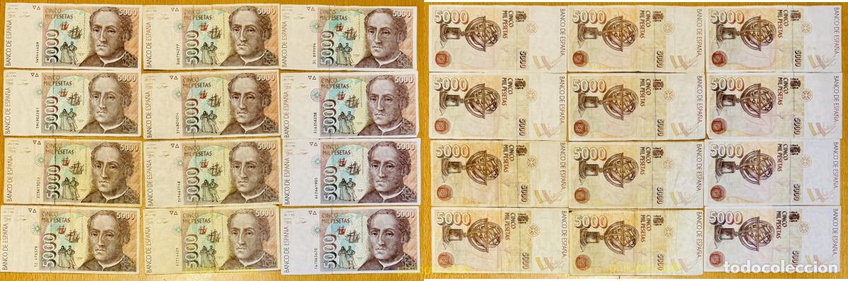 Billetes espa&ntilde;oles: 11240 ESPA&Ntilde;A 1992 5000 Pesetas Estado espa&ntilde;ol 12 de octubre de 1992