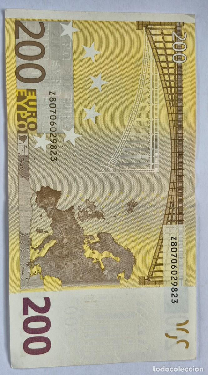 Billetes espa&ntilde;oles: BILLETE DE 200 EUROS A&Ntilde;O 2002 LETRA Z DUISEMBERG