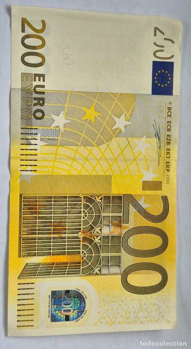 Billetes espa&ntilde;oles: BILLETE DE 200 EUROS A&Ntilde;O 2002 DUISEMBERG LETRA X