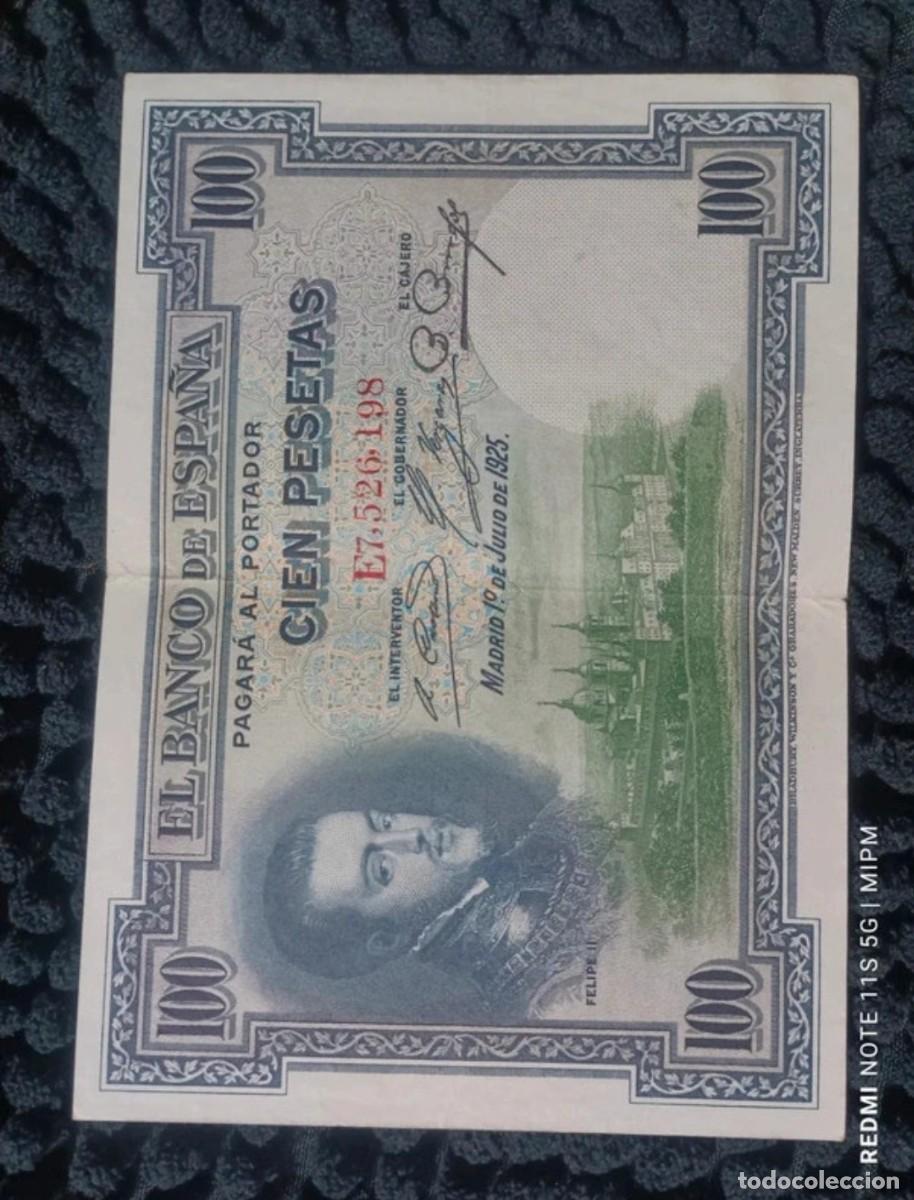 Billetes espa&ntilde;oles: Billete de 100 pesetas 1925