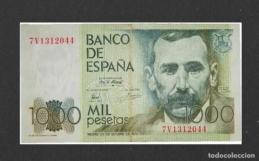 Billetes espa&ntilde;oles: 1000 PESETAS 1979 ERROR DE IMPRESI&Oacute;N MBC