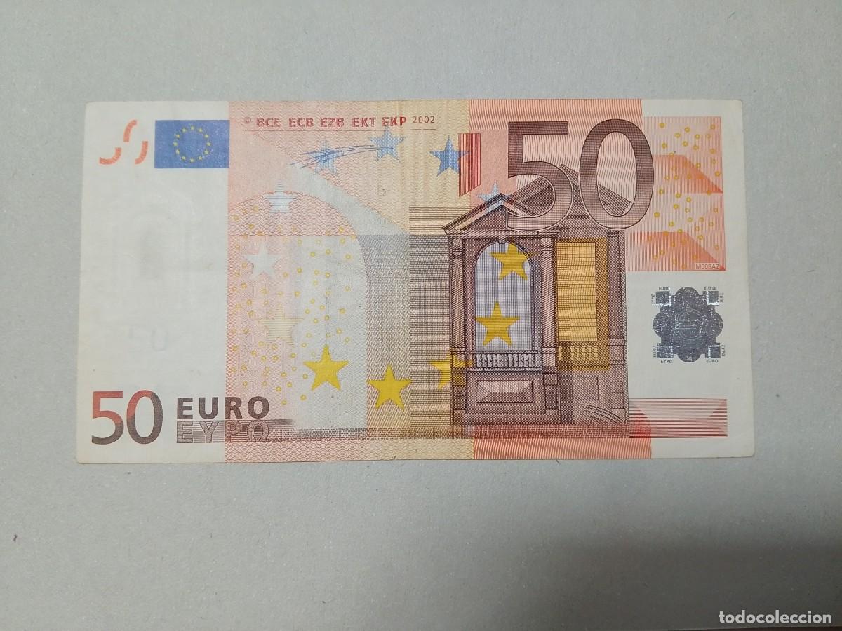 Billetes espa&ntilde;oles: 50 euros, 1 firma Duisemberg, plancha M008A, V de Espa&ntilde;a