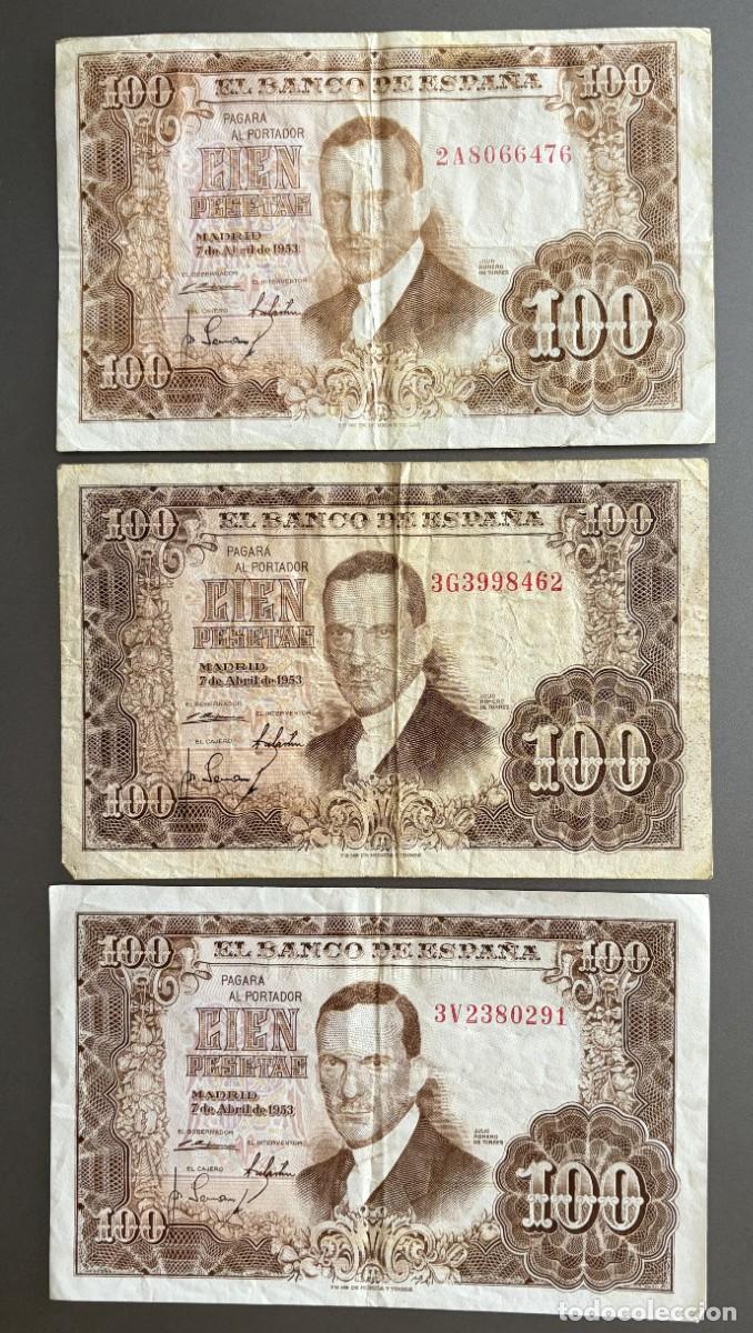 Billetes espa&ntilde;oles: BN065, ESPA&Ntilde;A, 100 PESETAS, 1953. JULIO ROMERO DE TORRES