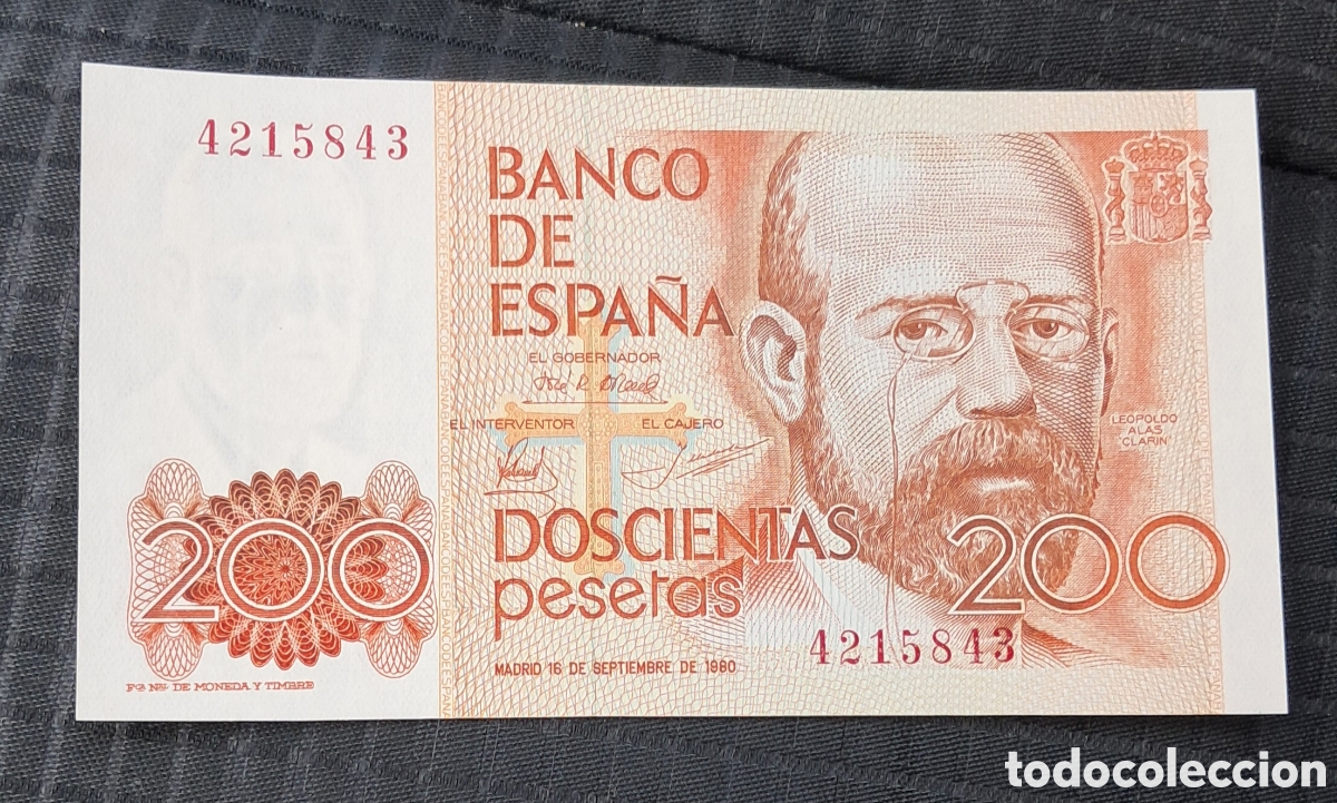 Billetes espa&ntilde;oles: Billete 200 pesetas 1980 sin serie