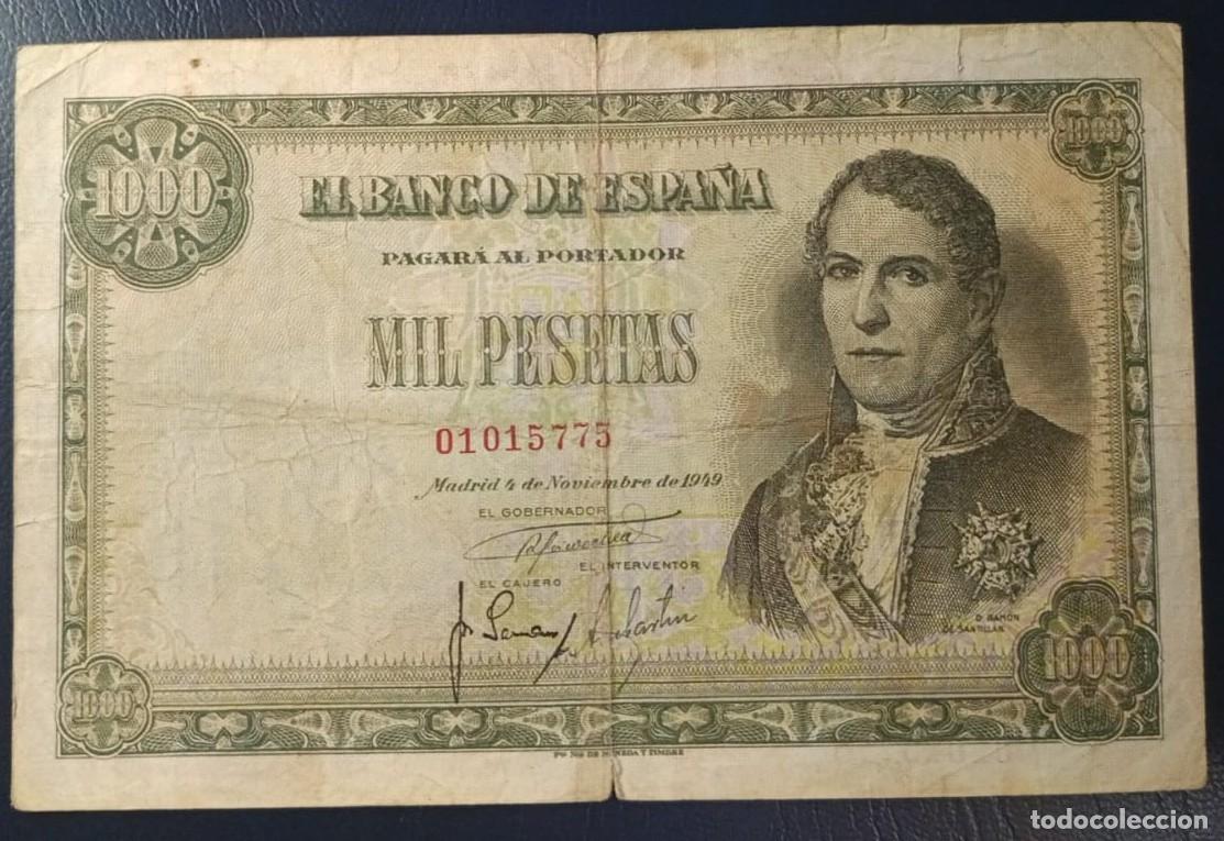 Billetes espa&ntilde;oles: 1000 PESETAS BANCO DE ESPA&Ntilde;A MADRID 4 DE NOVIEMBRE DE 1949 ( BSP325 )