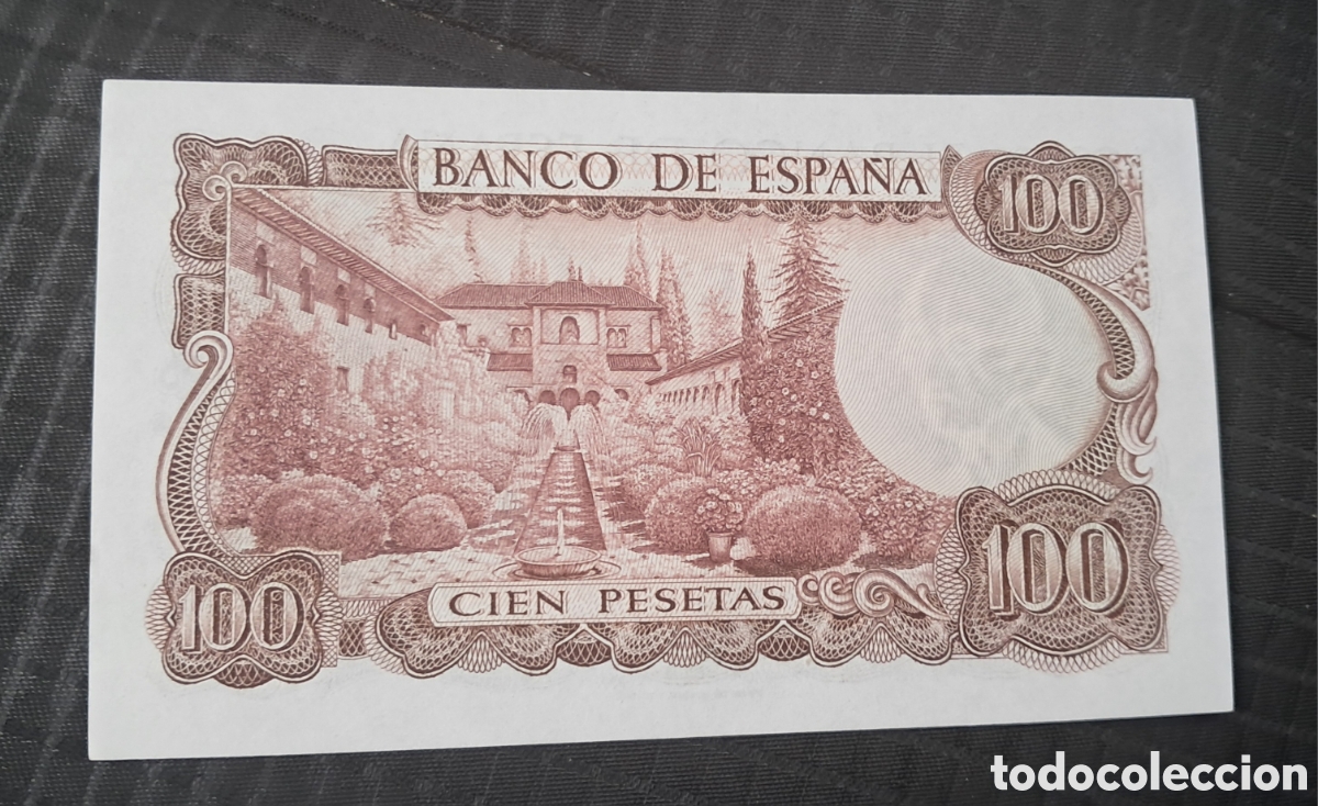 Billetes espa&ntilde;oles: Billete 100 pesetas 1970 - Foto 2