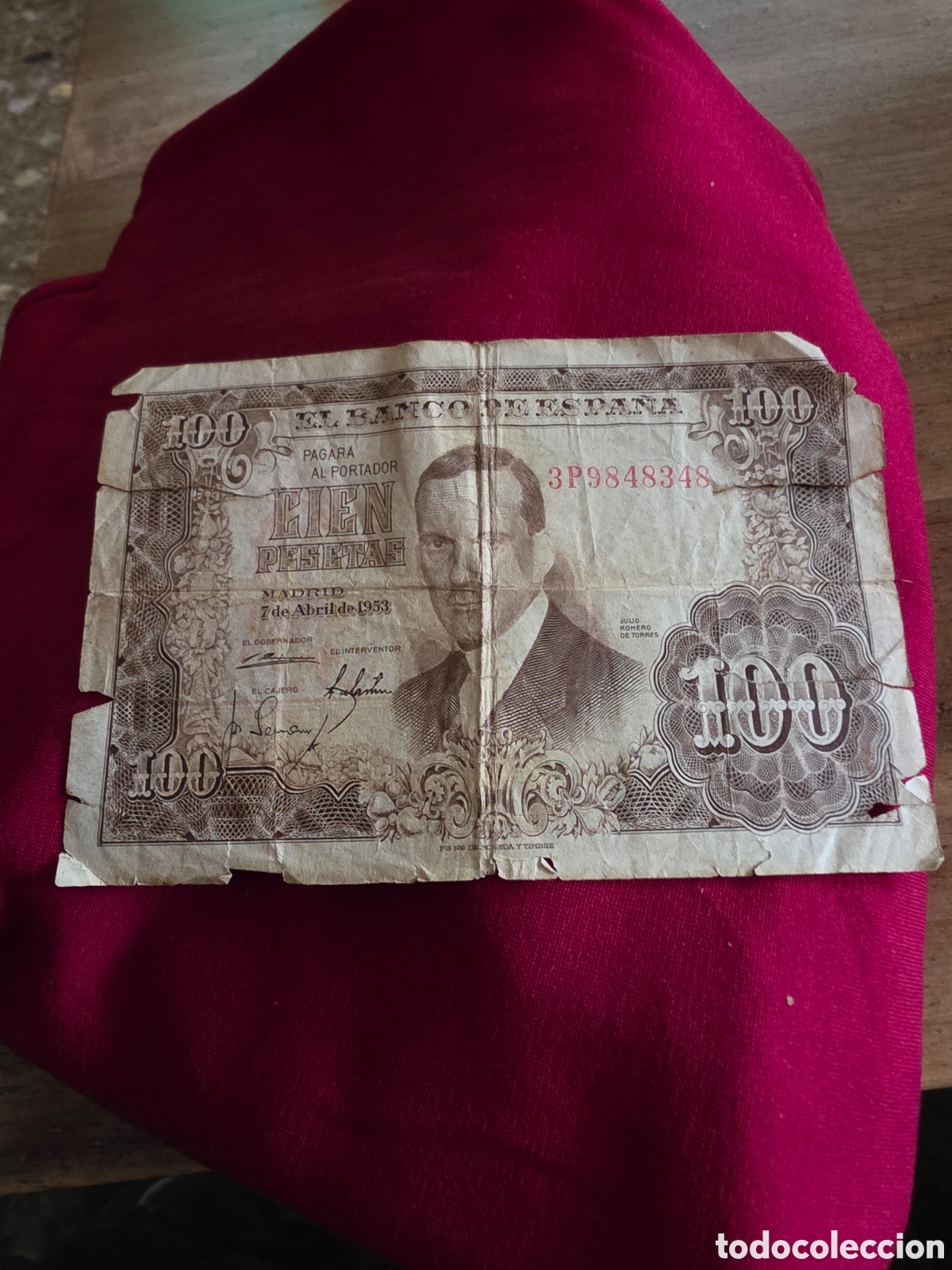 Billetes espa&ntilde;oles: BILLETE 100 PESETAS ESPA&Ntilde;A