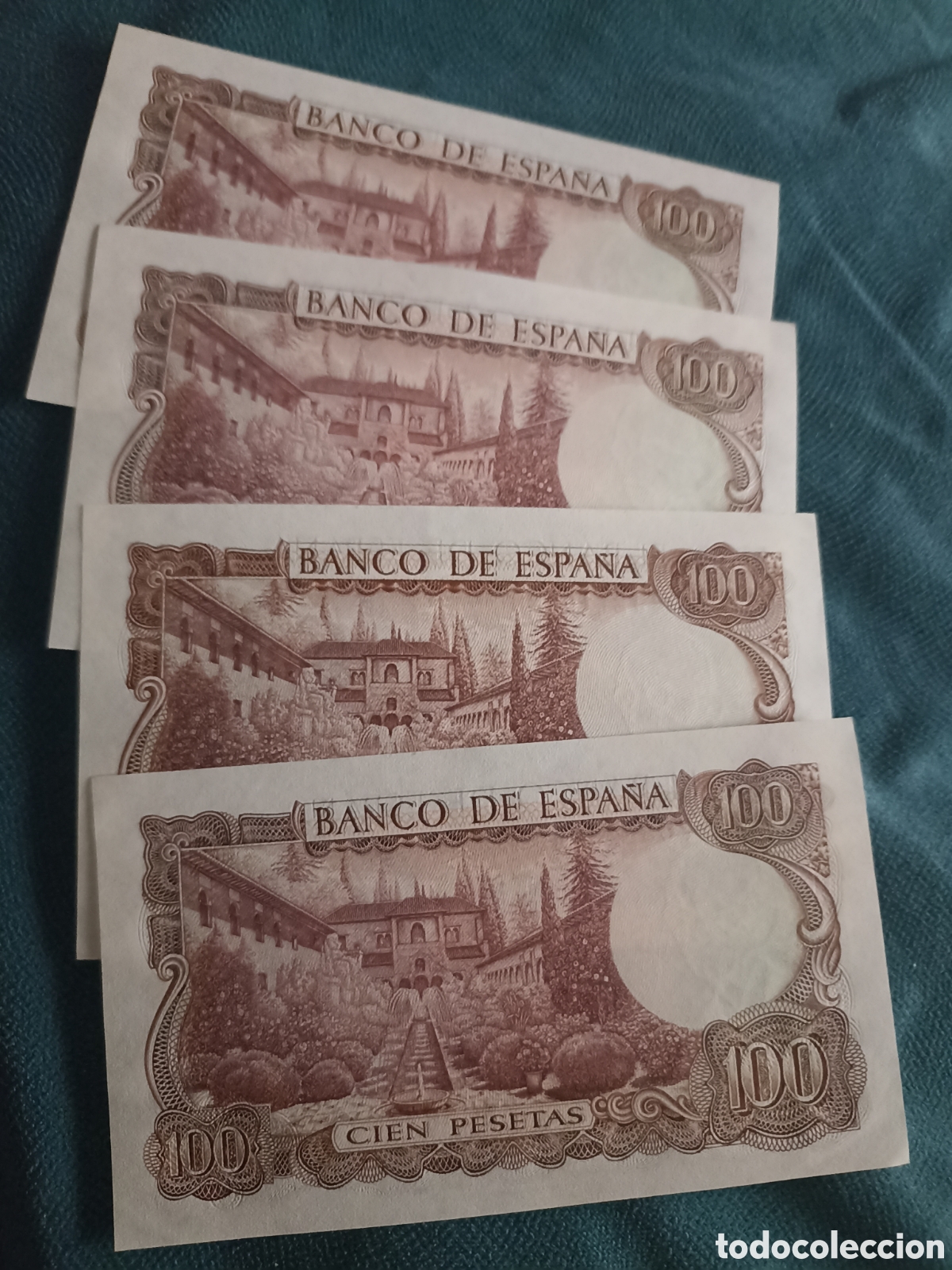 Billetes espa&ntilde;oles: Billete cien pesetas Manuel de Falla - Foto 2