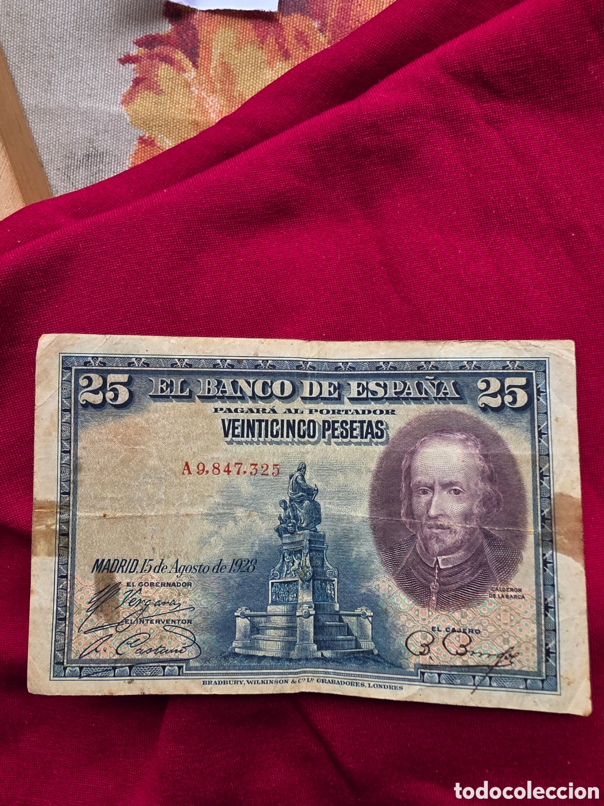 Billetes espa&ntilde;oles: BILLETE 25 PESETAS ESPA&Ntilde;A