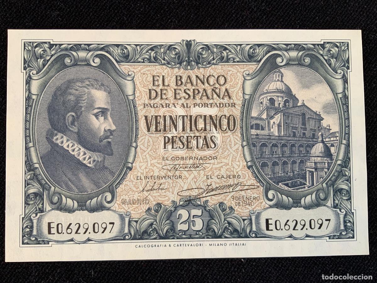Billetes espa&ntilde;oles: Billete de 25 pesetas de 1940, sc- a sc,