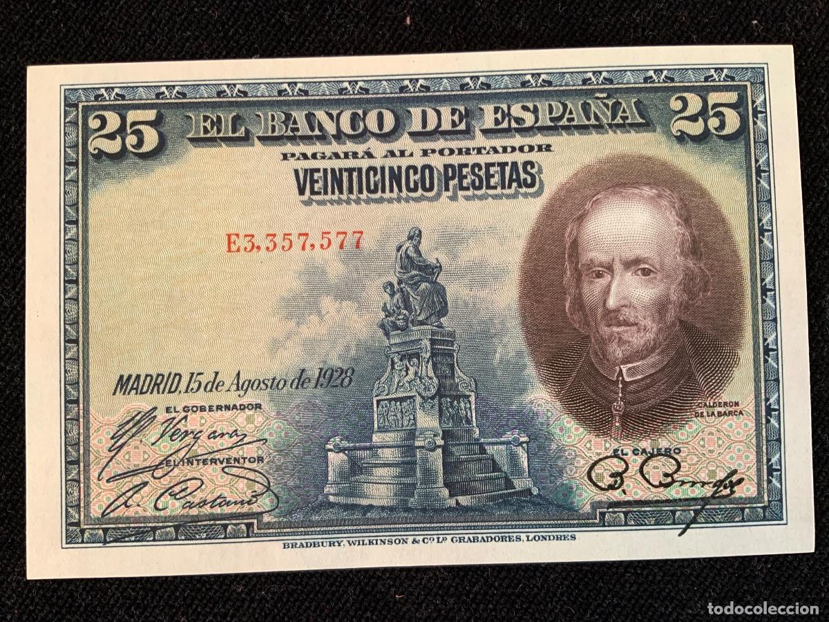 Billetes espa&ntilde;oles: Billete de 25 pesetas de 1928, sc.