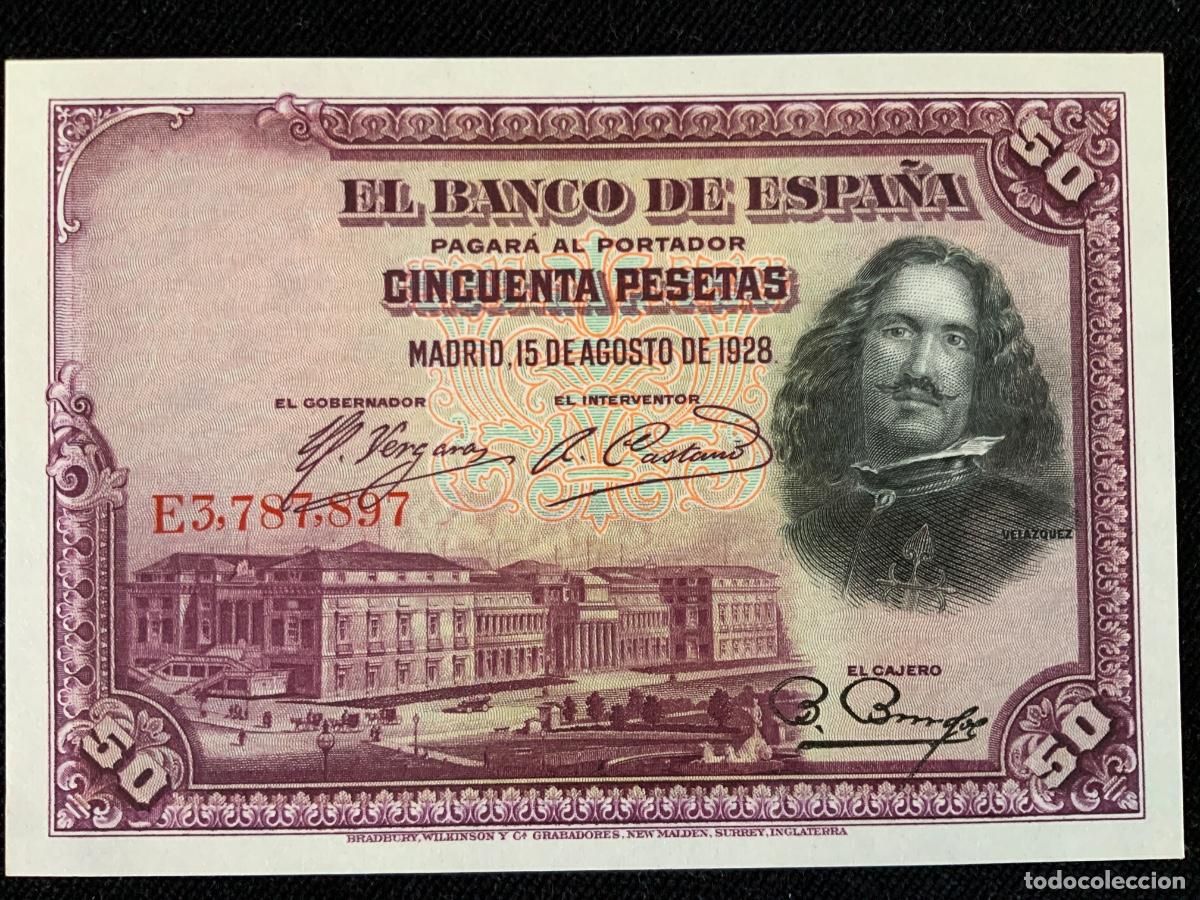 Billetes espa&ntilde;oles: Billete de 50 pesetas de 1928, sc a sc-