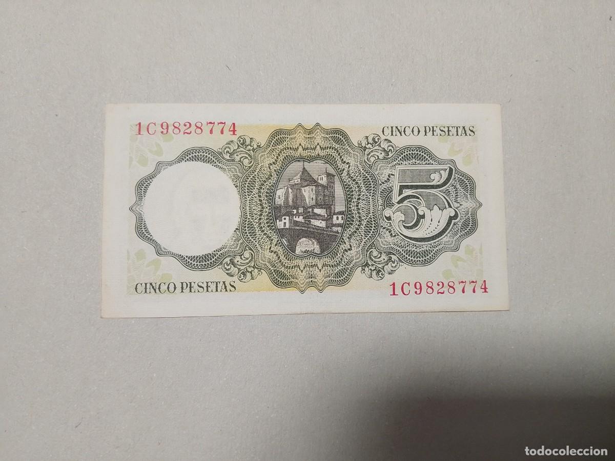 Billetes espa&ntilde;oles: 5 pesetas 1951, sin circular - Foto 2