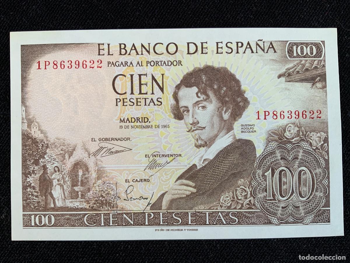 Billetes espa&ntilde;oles: Billete de 100 pesetas 1965, sc-