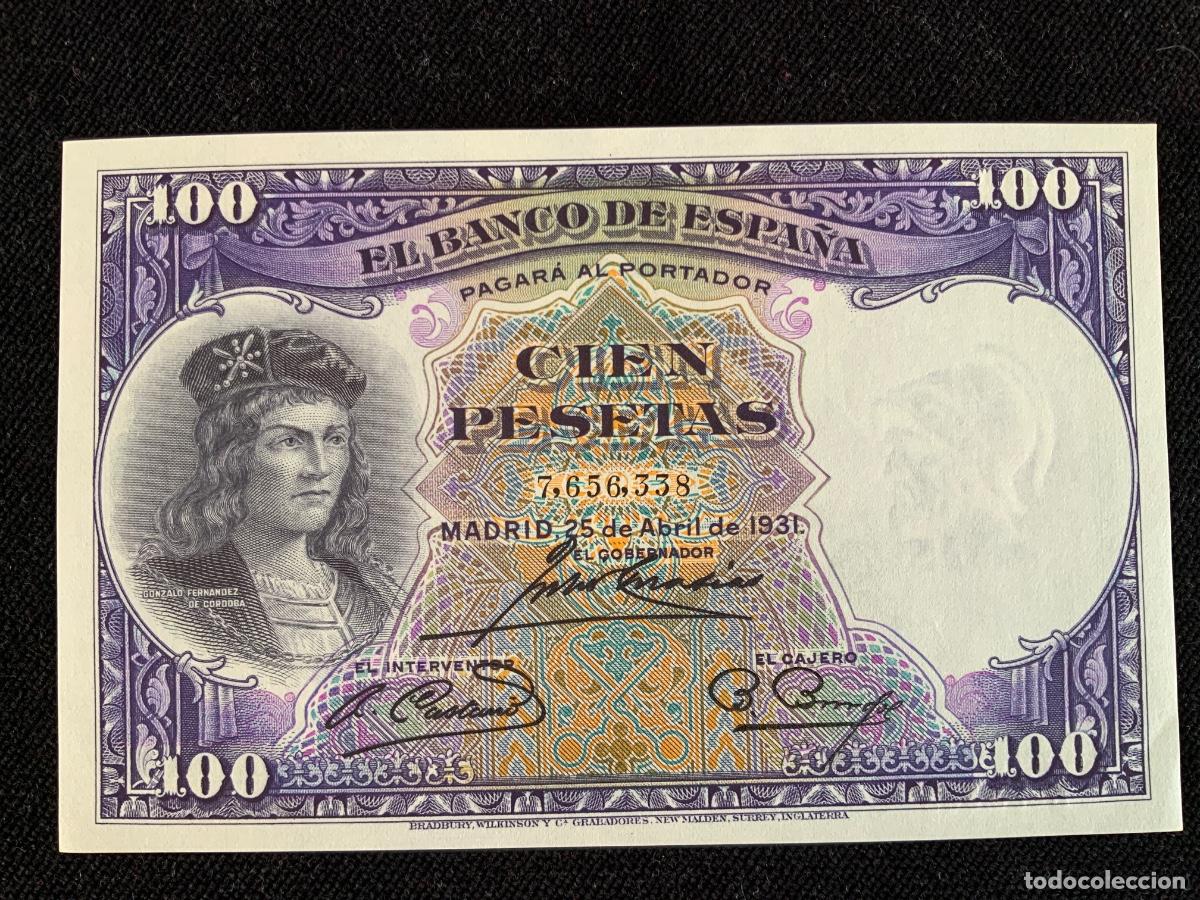 Billetes espa&ntilde;oles: Billete de 100 pesetas 1931, sc-