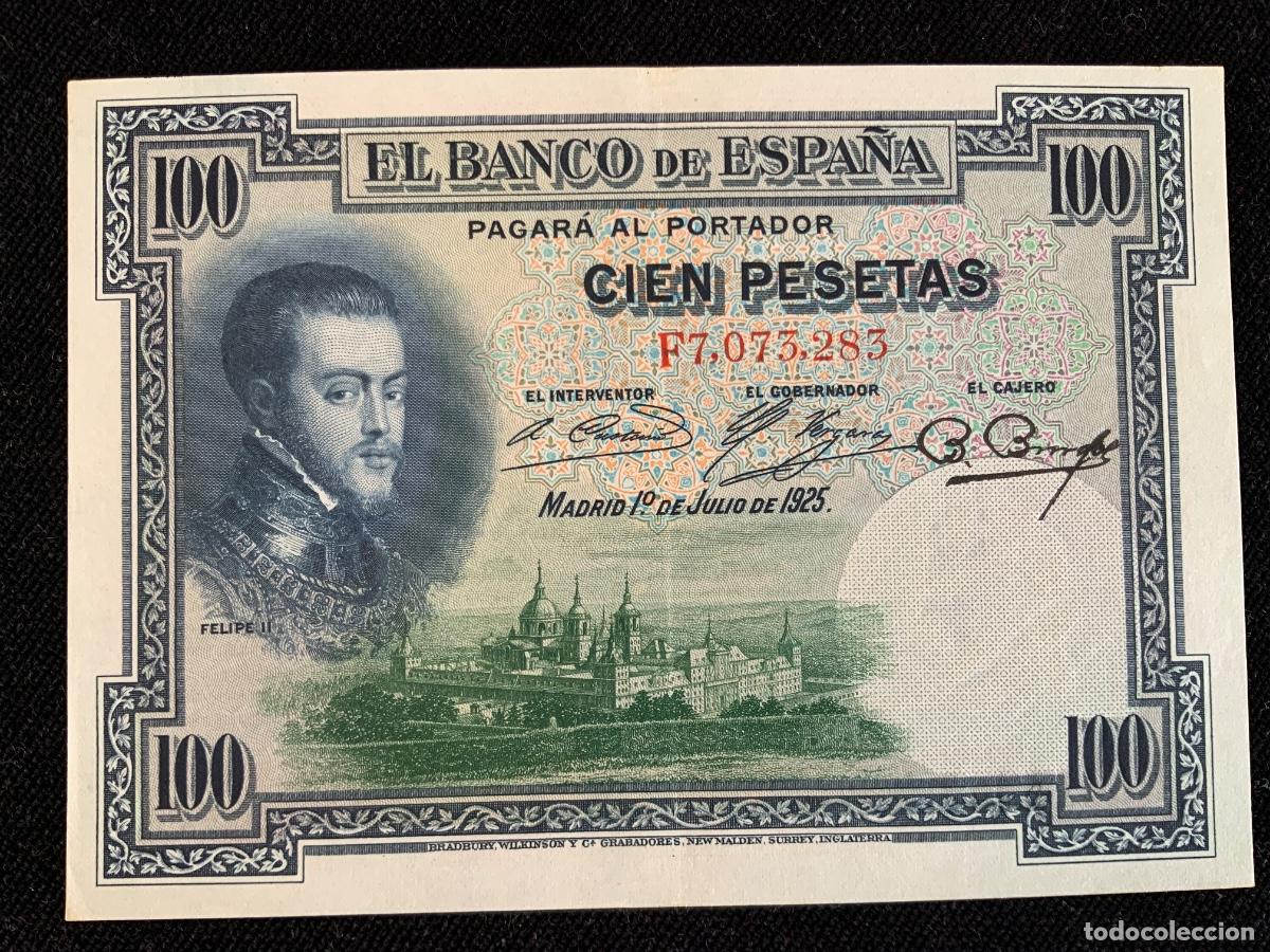 Billetes espa&ntilde;oles: Billete 100 pesetas 1925 ebc.