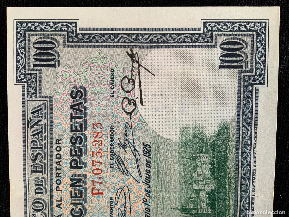 Billetes espa&ntilde;oles: Billete 100 pesetas 1925 mbc - Foto 4