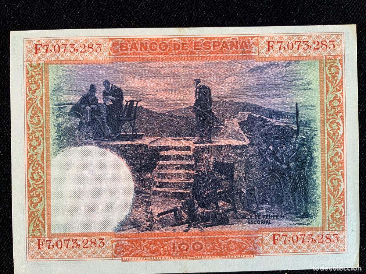 Billetes espa&ntilde;oles: Billete 100 pesetas 1925 mbc - Foto 5