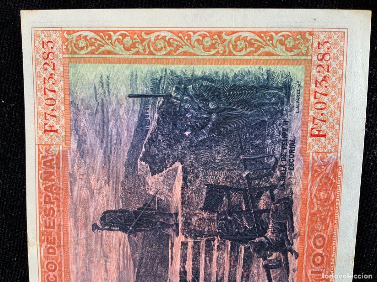 Billetes espa&ntilde;oles: Billete 100 pesetas 1925 mbc - Foto 8