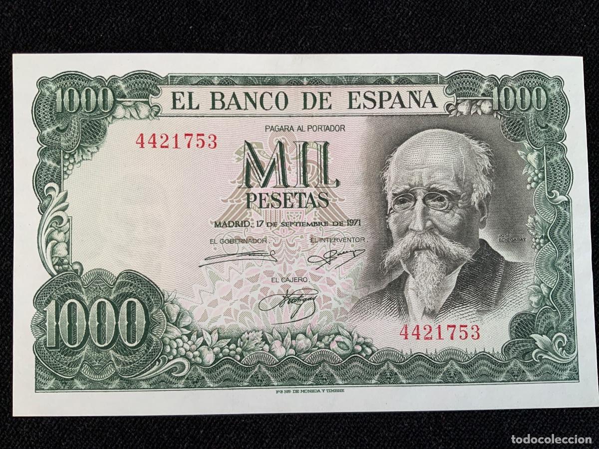Billetes espa&ntilde;oles: Billete de 1000 pesetas 1971 sc- sin letra de serie.