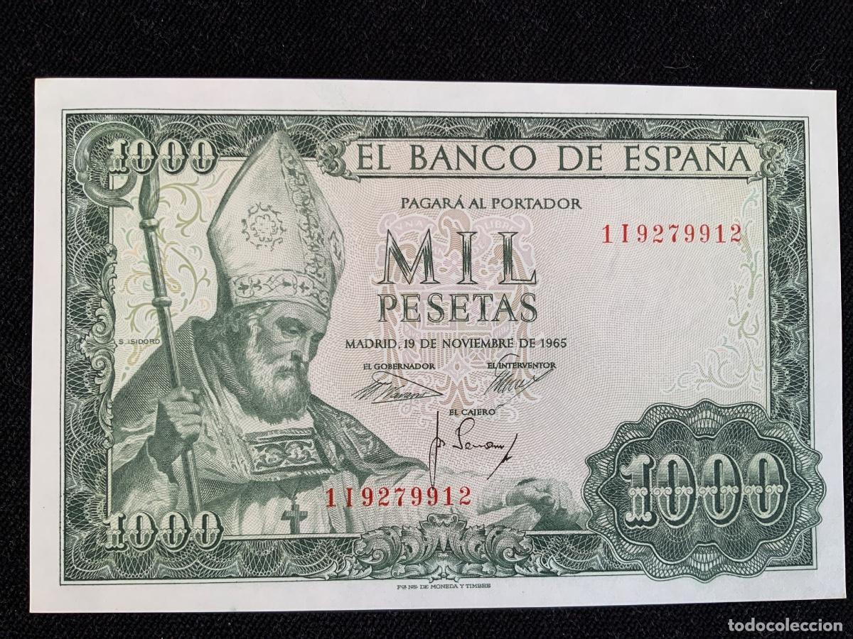 Billetes espa&ntilde;oles: Billete de 1000 pesetas 1965, sc-