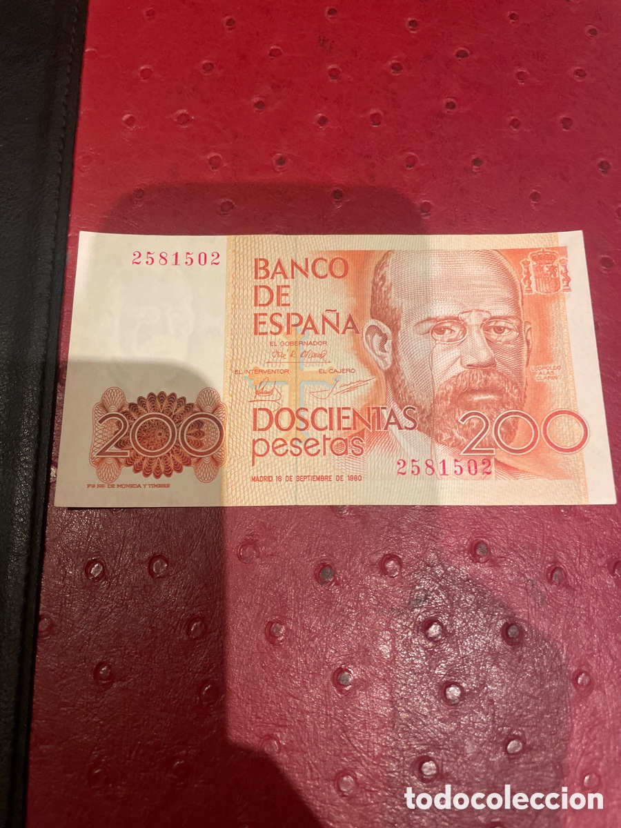 Billetes espa&ntilde;oles: BILLETE DE ESPA&Ntilde;A DE 1980 DE 200 PESETAS
