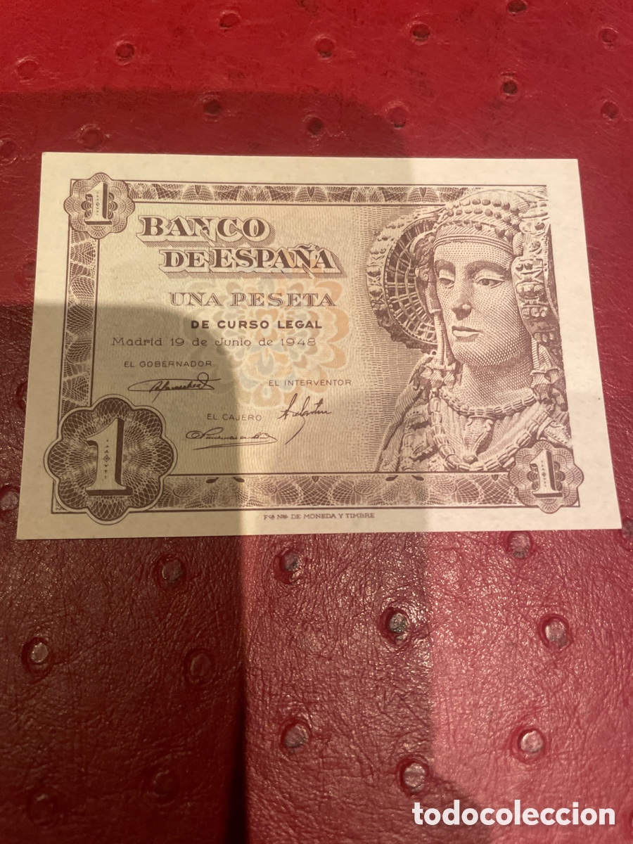 Billetes espa&ntilde;oles: BILLETE DE ESPA&Ntilde;A DE 1948 DE 1 PESETA