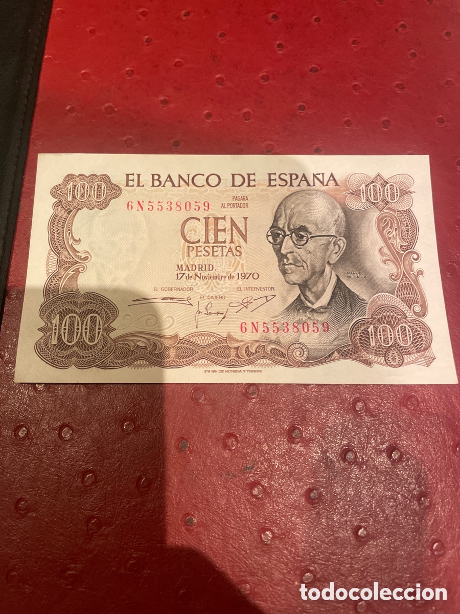 Billetes espa&ntilde;oles: BILLETE DE ESPA&Ntilde;A DE 1970 DE 100 PESETAS