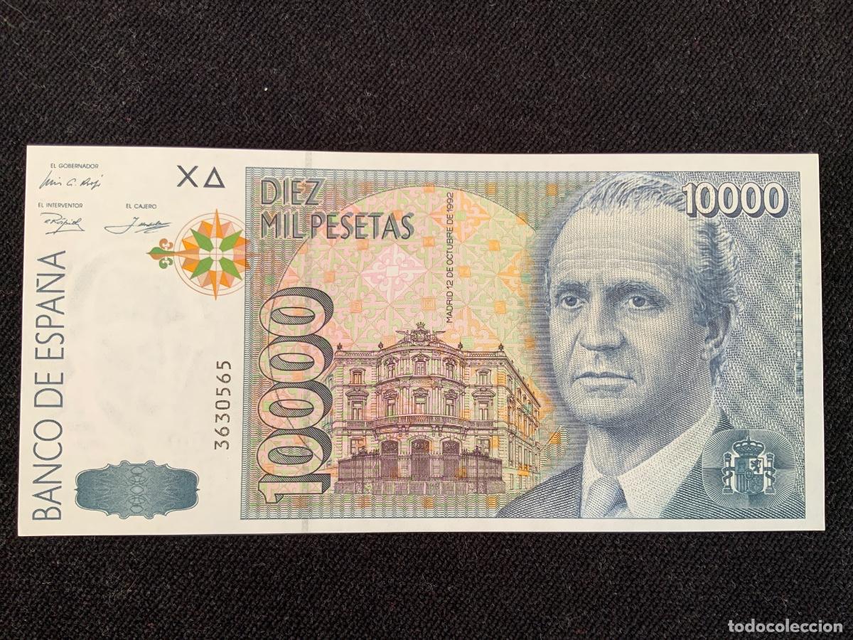 Billetes espa&ntilde;oles: Billete de 10000 pesetas 1992, sc, sin letra de serie.