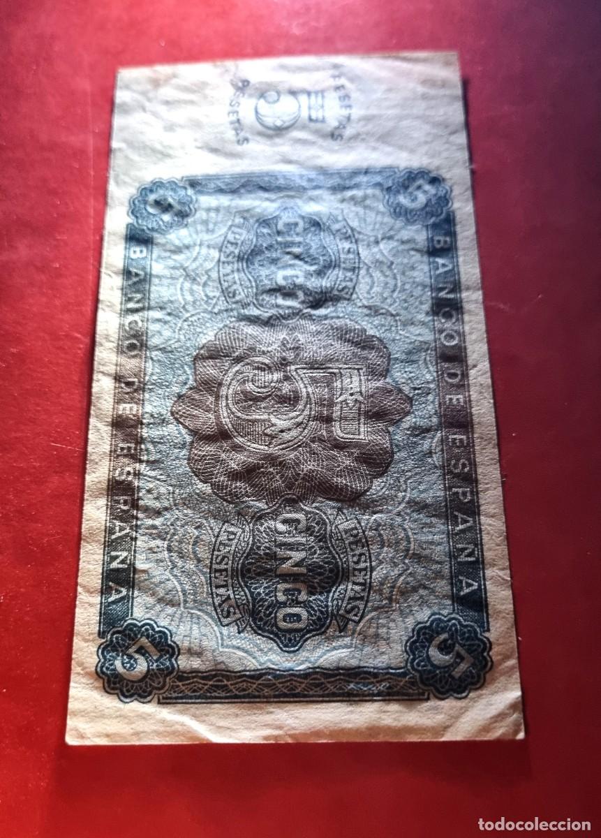 Billetes espa&ntilde;oles: ESTADO ESPA&Ntilde;OL BURGOS SIN CIRCULAR SC | SOLO ACEPTO PAYPAL| BILLETE 5 PESETAS 1938 LEER DESCRIPCION