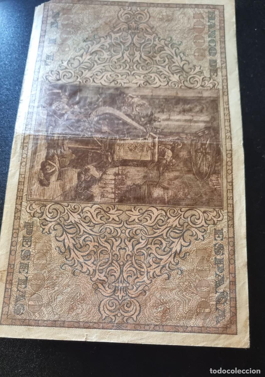 Billetes espa&ntilde;oles: ESTADO ESPA&Ntilde;OL EXCELENTE CON DEFECTO| SOLO ACEPTO PAYPAL| BILLETE 1000 PESETAS 1938 LEER DESCRIPCION