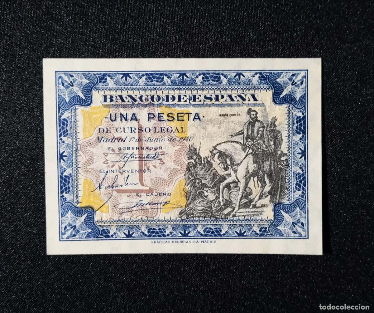 Billetes espa&ntilde;oles: ESTADO ESPA&Ntilde;OL SIN CIRCULAR SC | SOLO ACEPTO PAYPAL| BILLETE 1 PESETA 1940 LEER DESCRIPCION