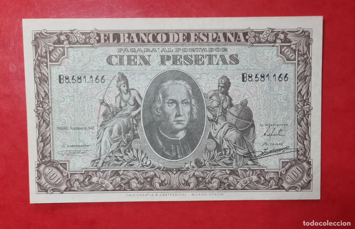 Billetes espa&ntilde;oles: ESTADO ESPA&Ntilde;OL EXCELENTE EJEMPLAR | SOLO ACEPTO PAYPAL| BILLETE 100 PESETAS 1940 LEER DESCRIPCION