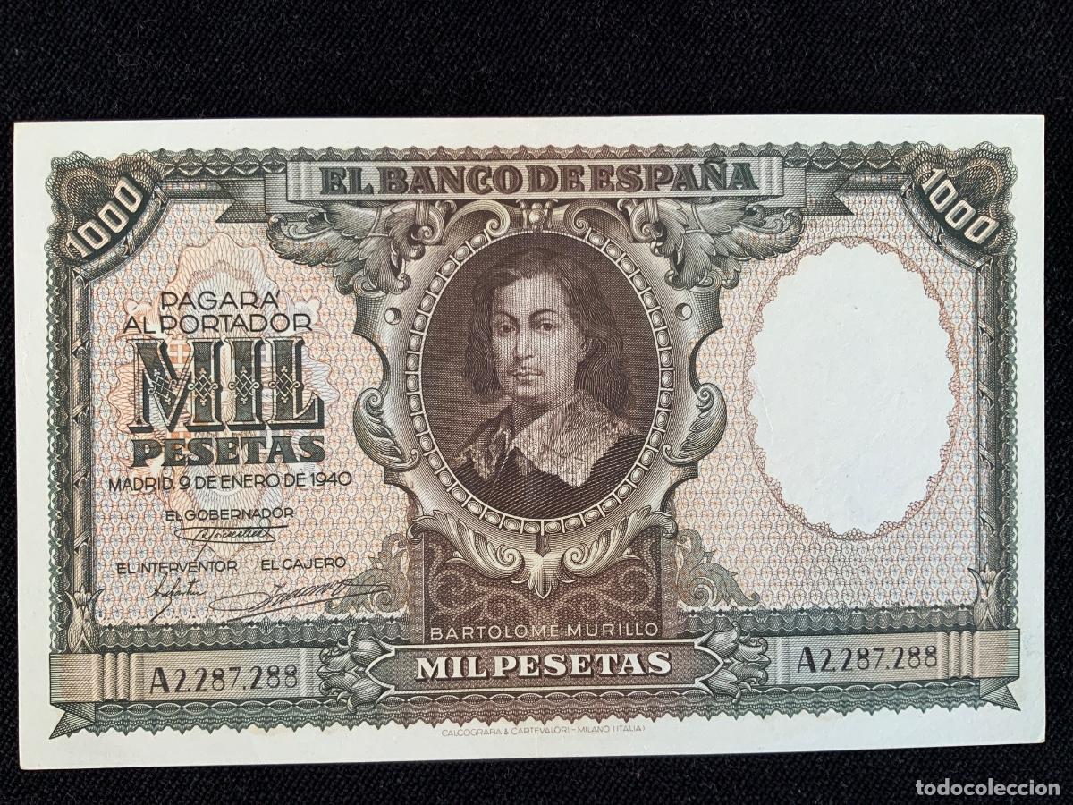 Billetes espa&ntilde;oles: Billete de 1000 pesetas 1940, ebc+++