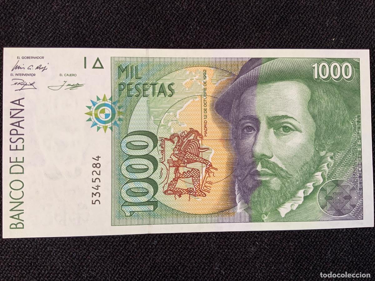 Billetes espa&ntilde;oles: Billete de 1000 pesetas de 1992, sc, sin letra de serie.