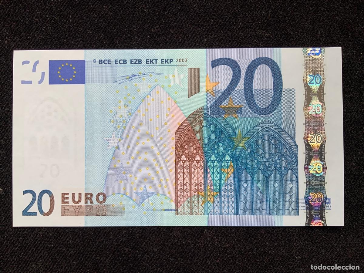 Billetes espa&ntilde;oles: Billete 20 euros 2002, sc, Espa&ntilde;a, firma duisenberg.