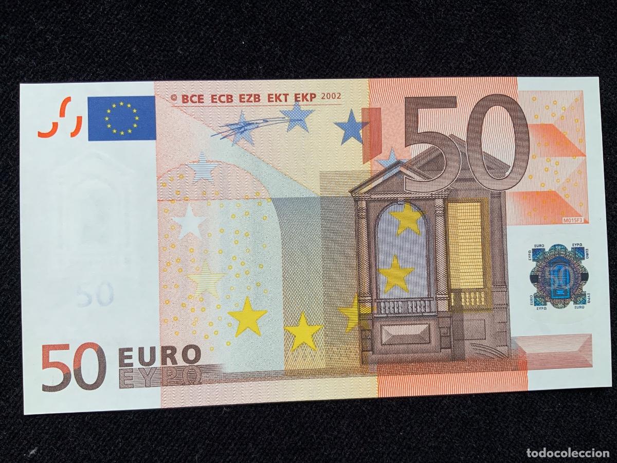 Billetes espa&ntilde;oles: Billete de 50 euros 2002, sc, firma duisenberg, Espa&ntilde;a.