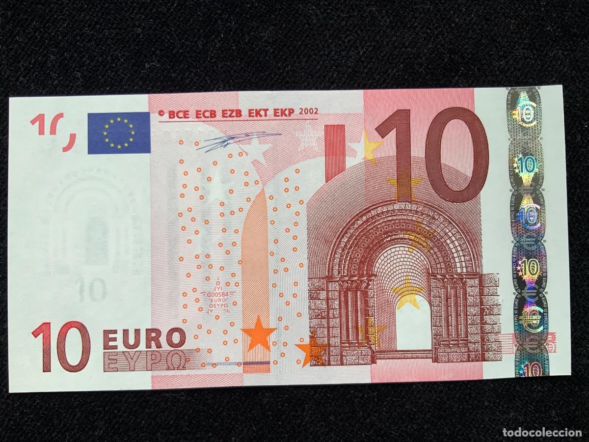 Billetes espa&ntilde;oles: Billete de 10 euros 2002, sc, Espa&ntilde;a, firma duisenberg.