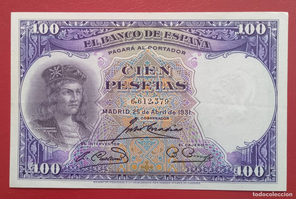 Billetes espa&ntilde;oles: BILLETE DE 100 PESETAS 1931 GRAN CAPITAN S/C-