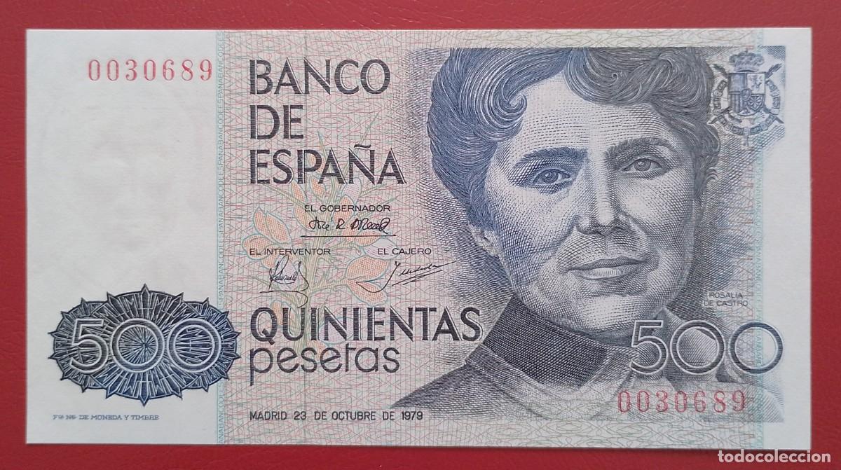 Billetes espa&ntilde;oles: BILLETES DE 500 PESETAS 1979 ROSALIA DE CASTRO S/S S/C