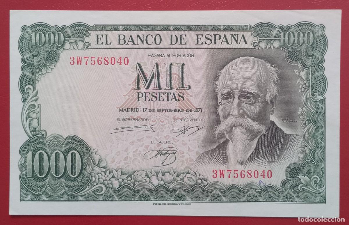 Billetes espa&ntilde;oles: BILLETE DE 1000 PESETAS 1971 JOS&Eacute; ECHEGARAY S/C