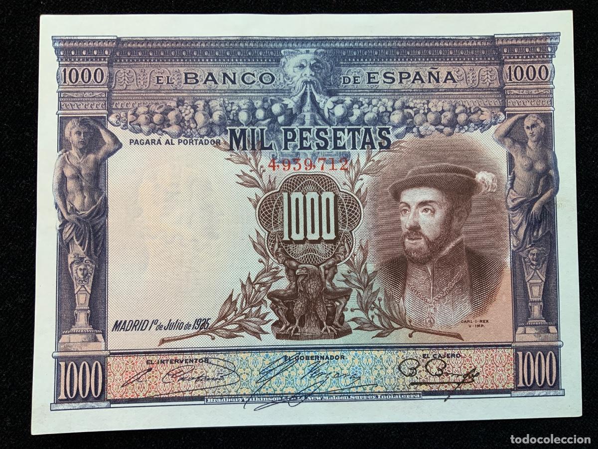 Billetes espa&ntilde;oles: Billete de 1000 pesetas 1925, ebc+++, sin letra de serie.