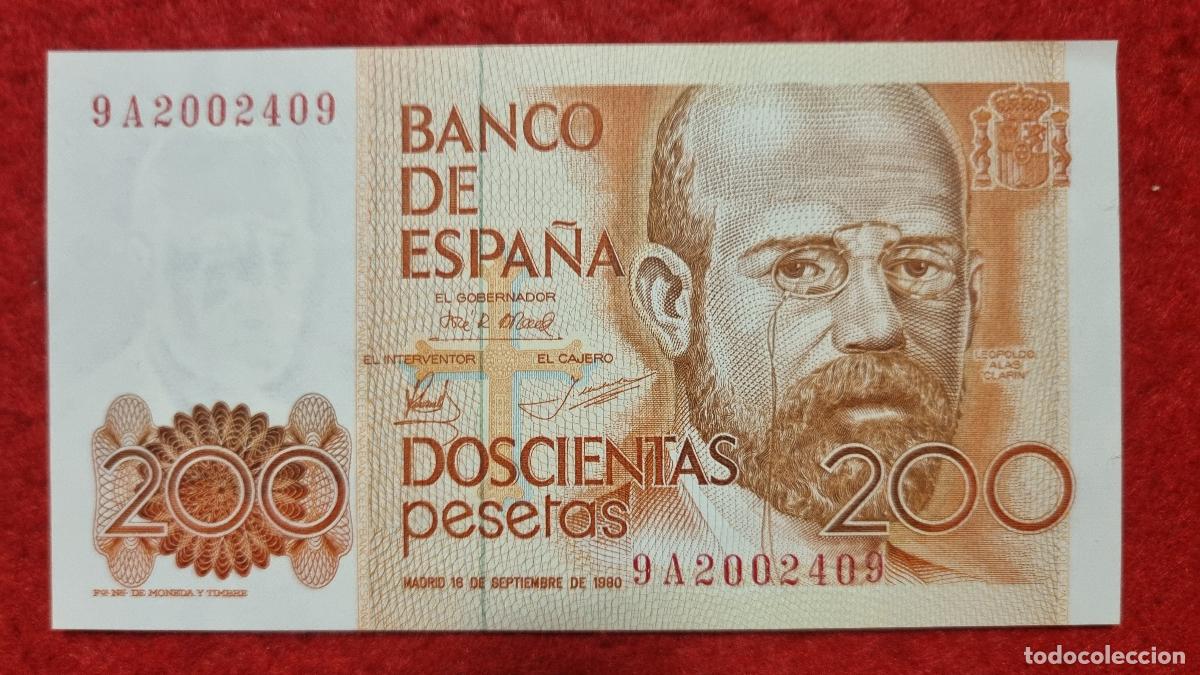 Billetes espa&ntilde;oles: BILLETE 200 PESETAS 1980 SIN CIRCULAR SERIE ESPECIAL 9A ORIGINAL T409