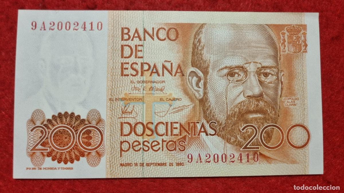 Billetes espa&ntilde;oles: BILLETE 200 PESETAS 1980 SIN CIRCULAR SERIE ESPECIAL 9A ORIGINAL T410