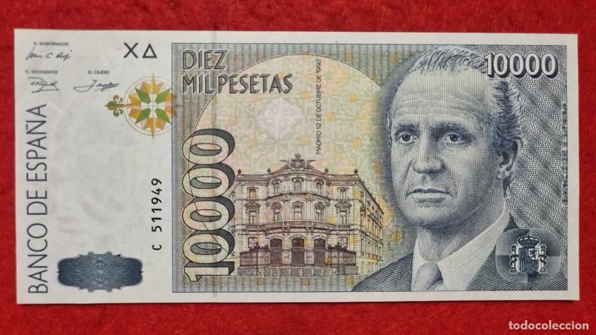 Billetes espa&ntilde;oles: BILLETE 10000 PESETAS 1992 SIN CIRCULAR EBC+ SERIE C ORIGINAL T949