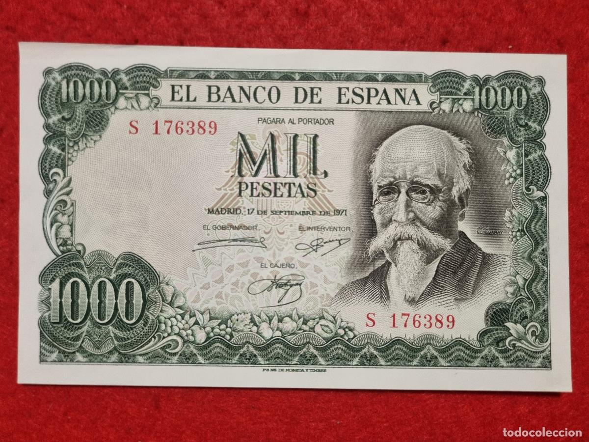 Billetes espa&ntilde;oles: BILLETE 1000 PESETAS 1971 SIN CIRCULAR SERIE S ORIGINAL T389