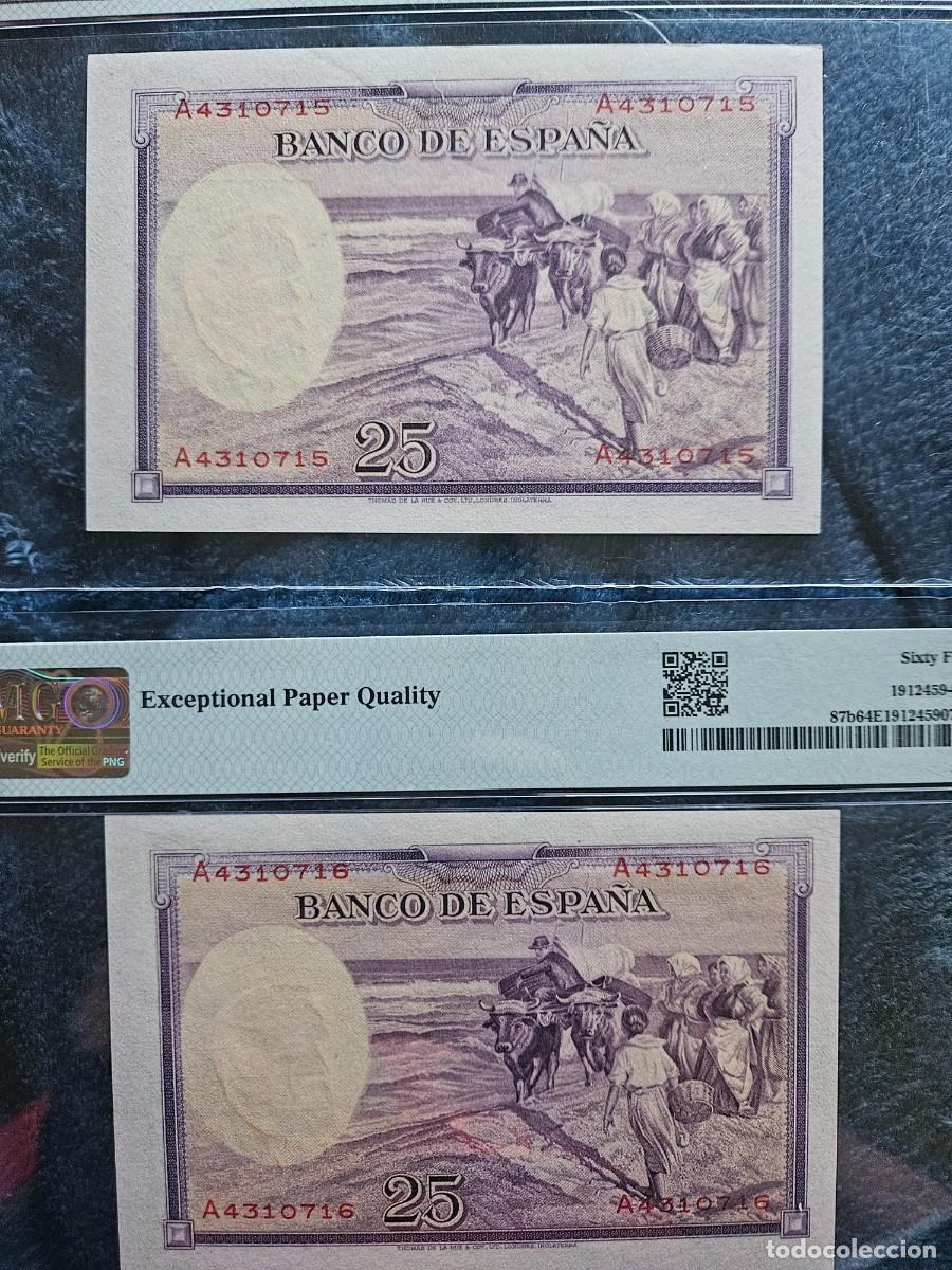 Billetes espa&ntilde;oles: Sorolla 25 pesetas pmg 64 - Foto 4