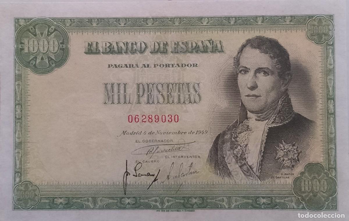 Billetes espa&ntilde;oles: BILLETE DE 1000 PESETAS 1949 SANTILLAN S/C-